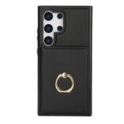 Phone case with ring and card slots