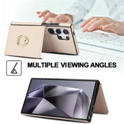 Multifunctional leather phone case
