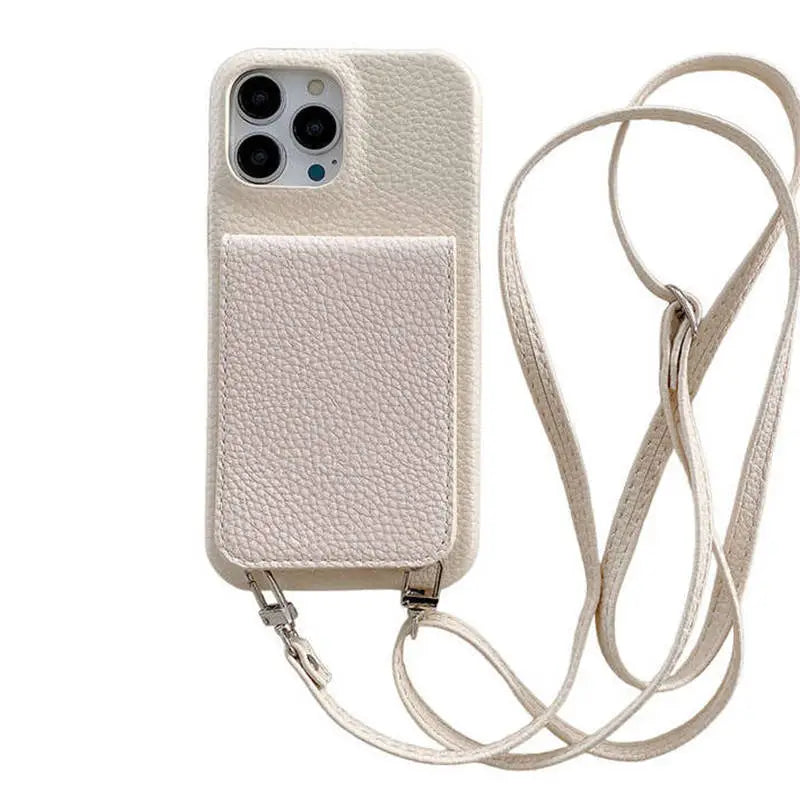 crossbody wallet iPhone case