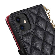 quilted flip iphone case