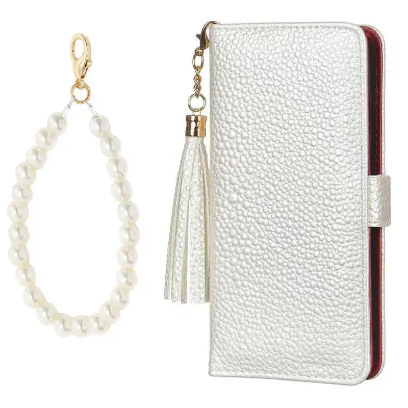 leather flip iphone 15 pro max case
