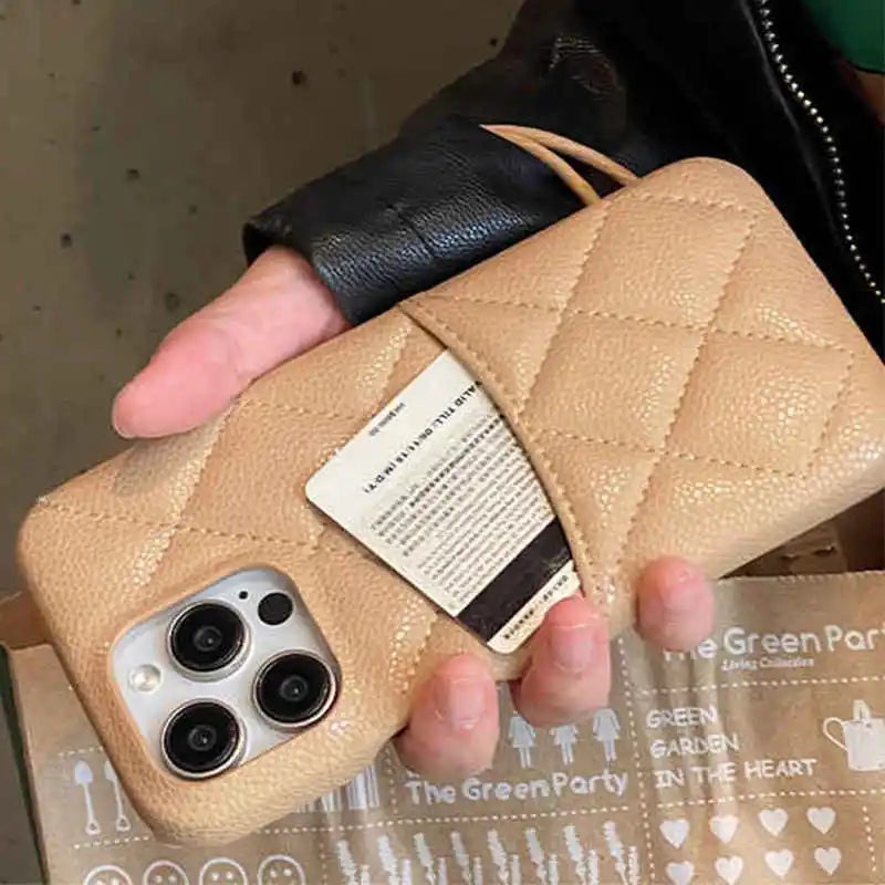 luxuryu iPhone case with credit card holder