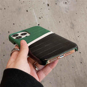 color block phone case