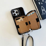 zipper wallet phone case