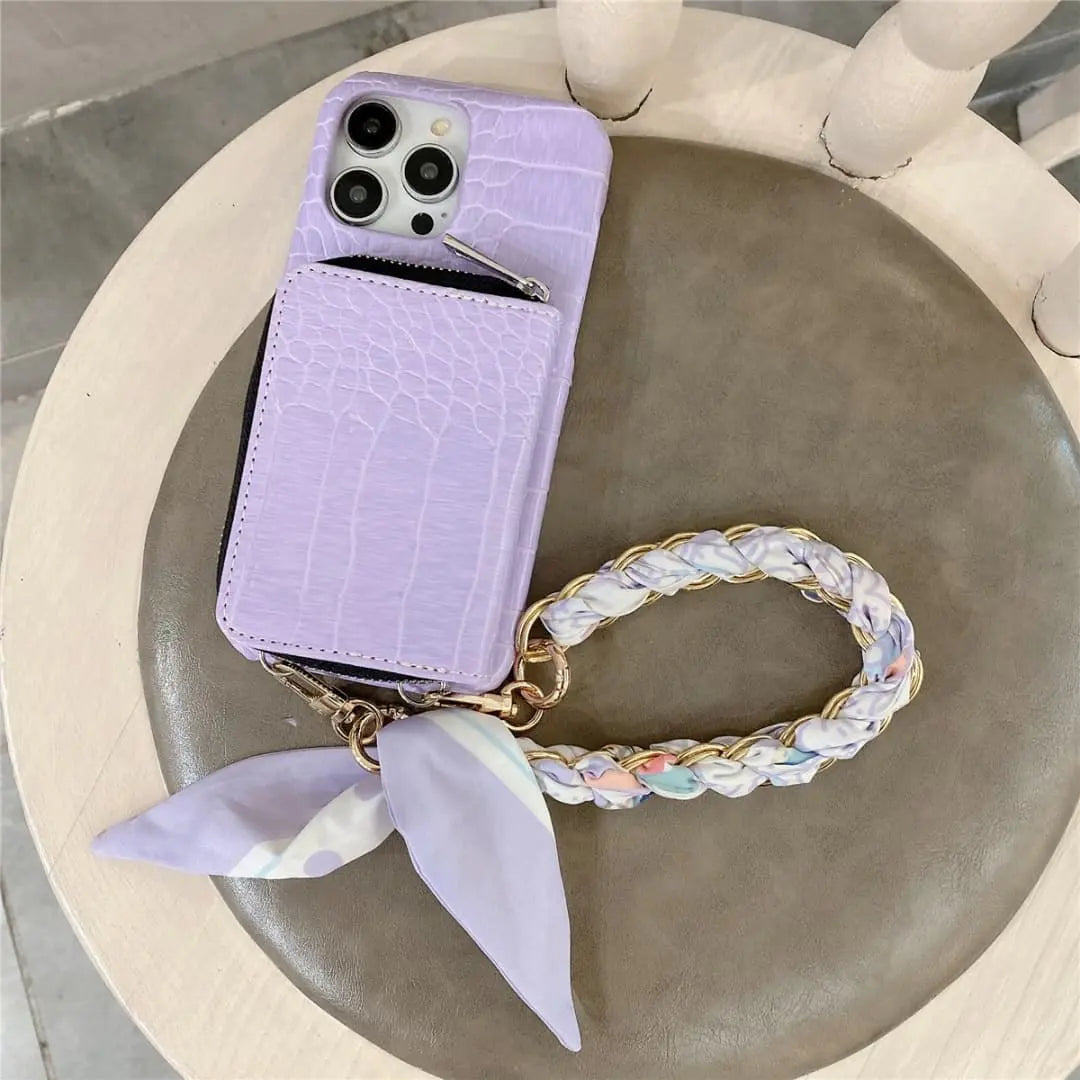 croc texture phone case