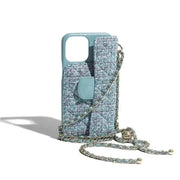 tweed iphone purse
