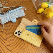 designer iphone 15 wallet case