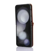 faux leather Z Flip 6 case