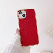 genuine leather iPhone 13 case