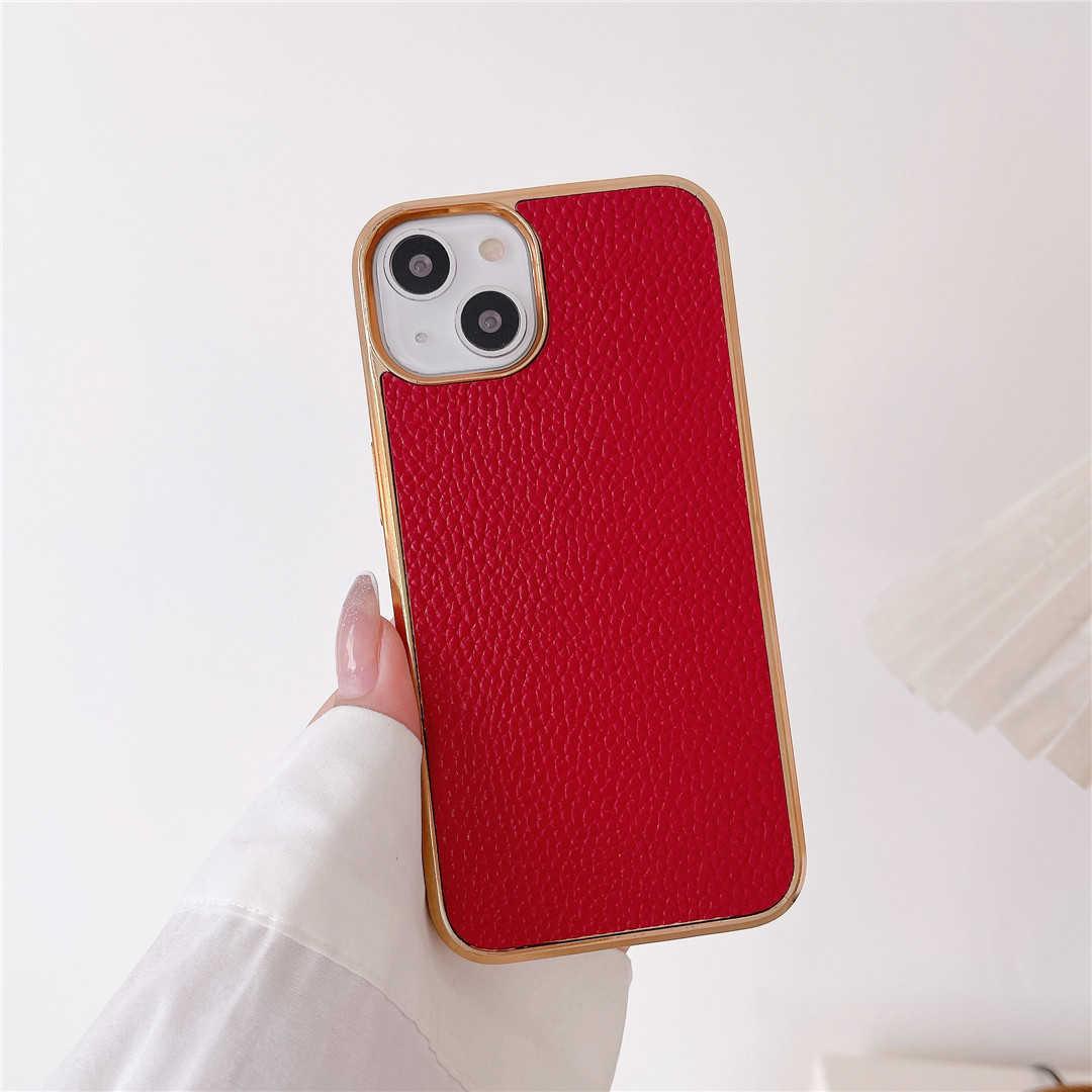 genuine leather iPhone 13 case
