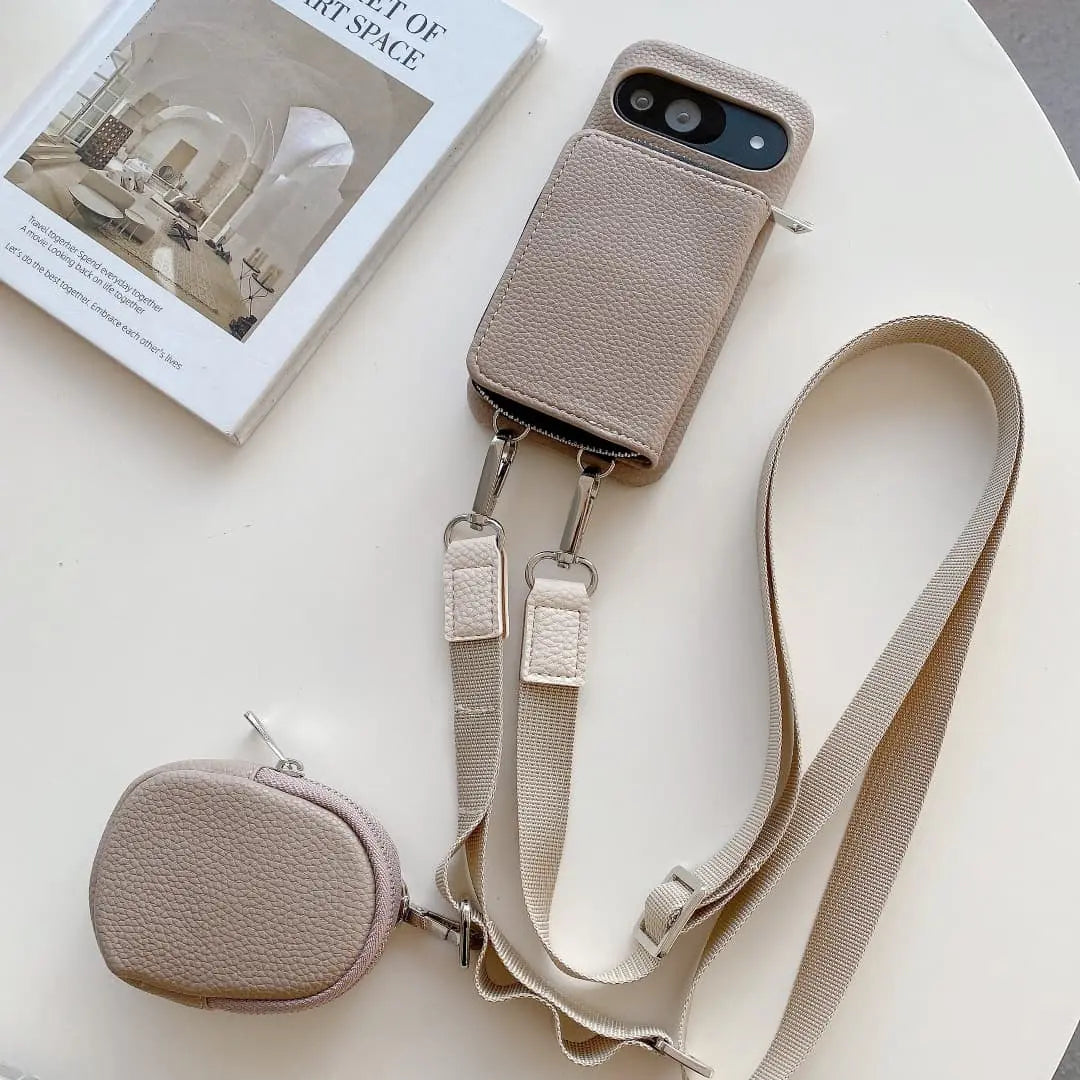 Luxury leather Google Pixel wallet