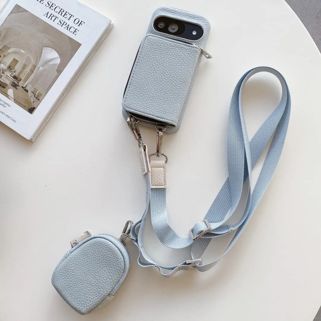 Detachable strap wallet phone case Google Pixel