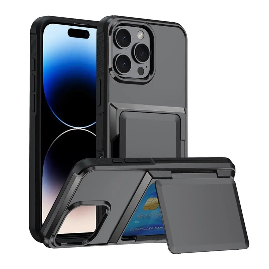 iPhone case with hidden storage