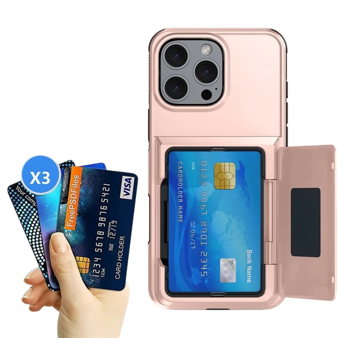 iPhone case with card slot