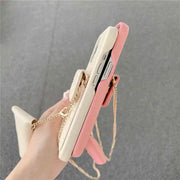 crossbody wallet phone case with lipstick case