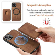 iPhone case with magnetic card holder