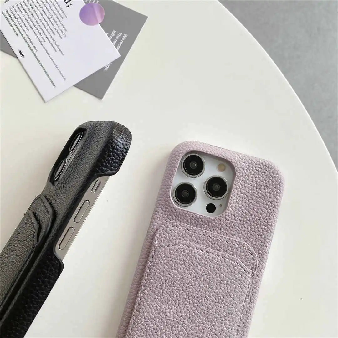 iPhone case with card holder