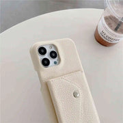 pebble leather phone case wallet