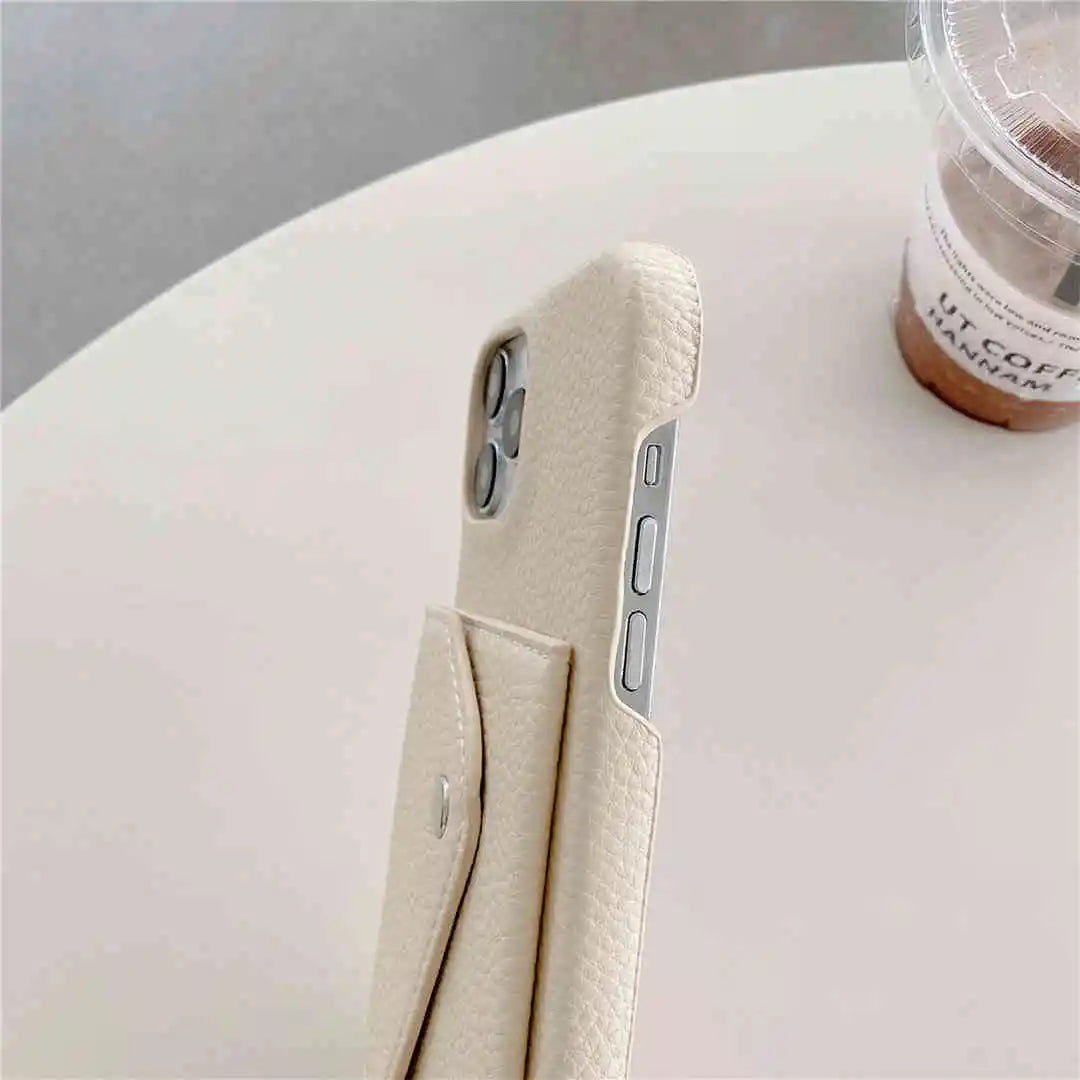 leather iPhone wallet cover