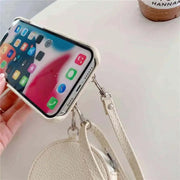 iPhone wallet case with airpods pouch