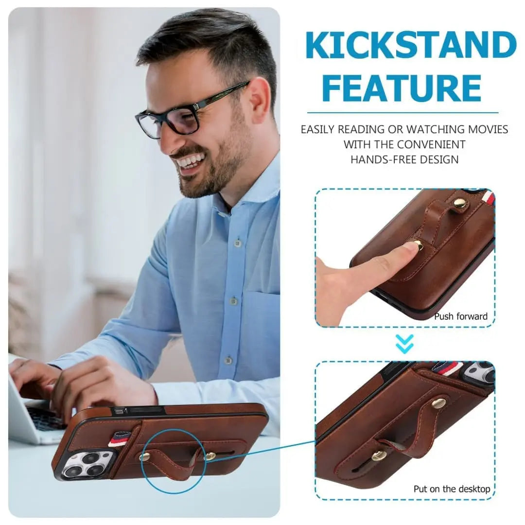 Finger loop stand phone case
