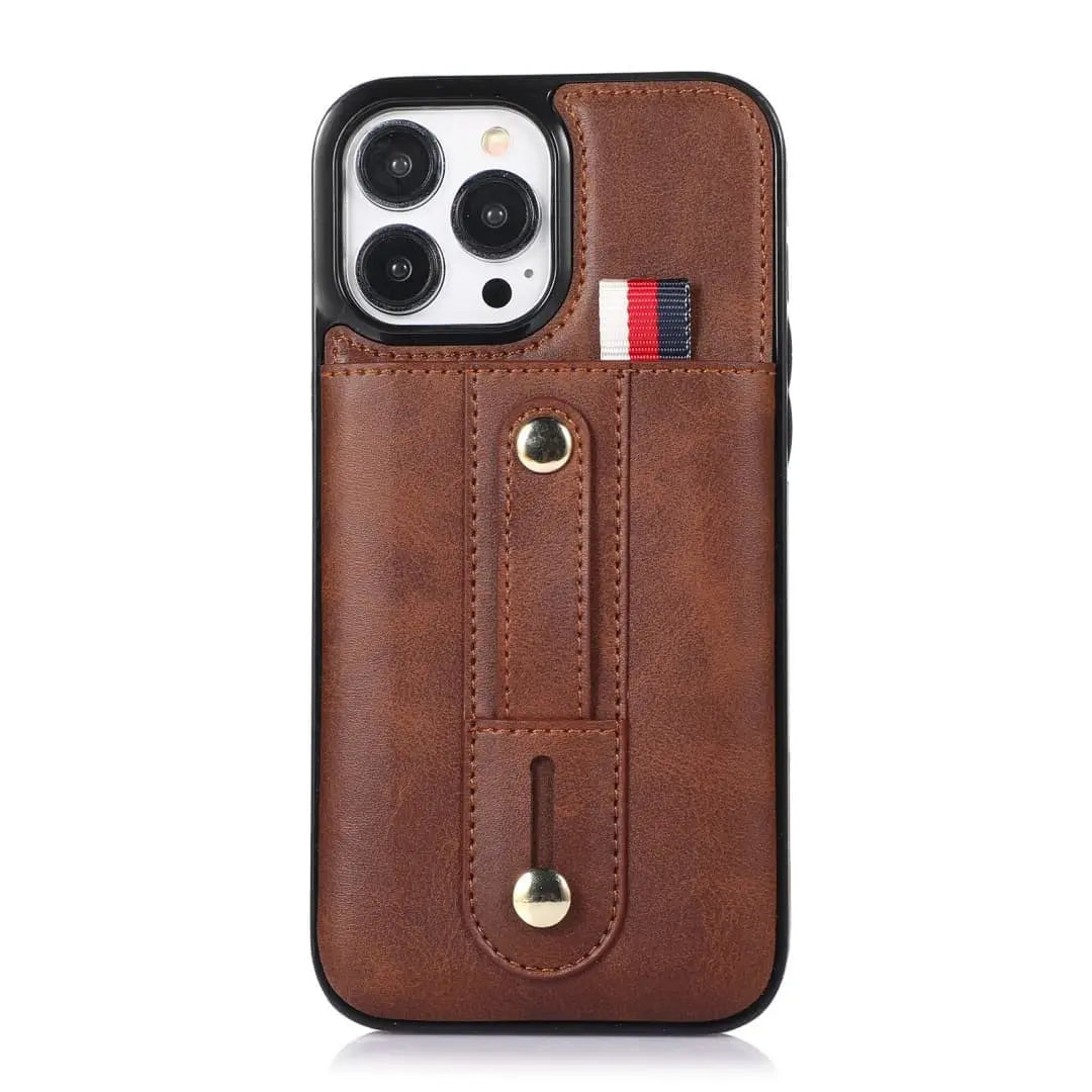 Hidden card holder phone case