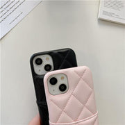 leather iPhone 14 case with card slot