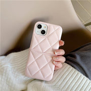 luxury iPhone 15 case with card holder