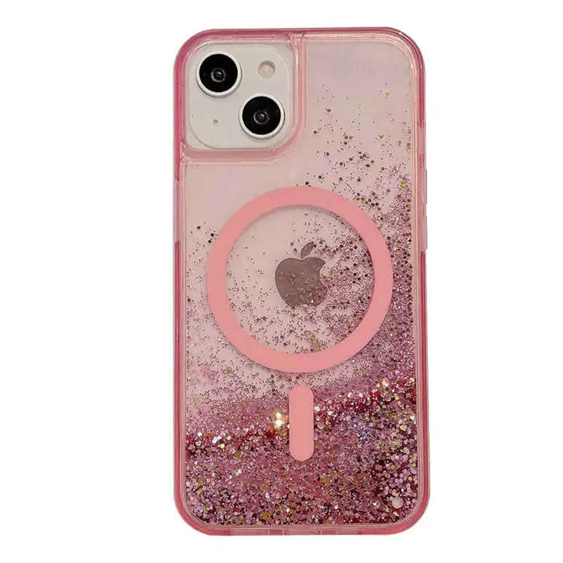 Glam Up Your iPhone: Floating Liquid Glitter Case Awaits!
