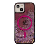 floating glitter phone case
