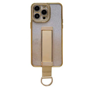 glitter phone case with finger loop