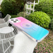 ombre color magnetic iPhone case