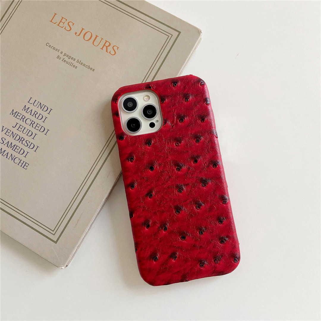 ostrich leather iphone case