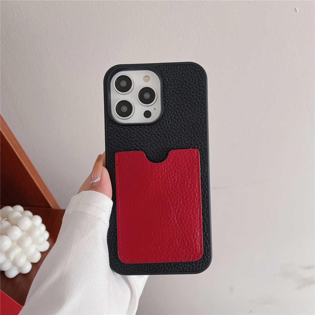 genuine leather phone case with card holder