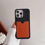 genuine leather iPhonecase with card slot