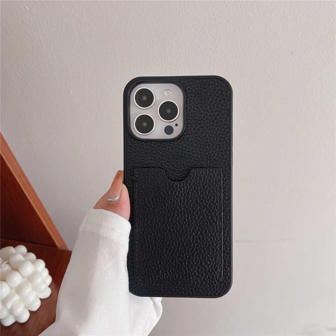 real leather iPhone 15 pro max case with card holder