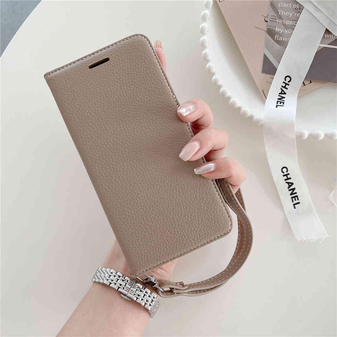 pebble leather folio case fo iPhone