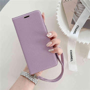 wristlet wallet iPhone case leather