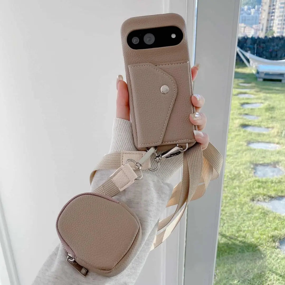 Compact crossbody phone case