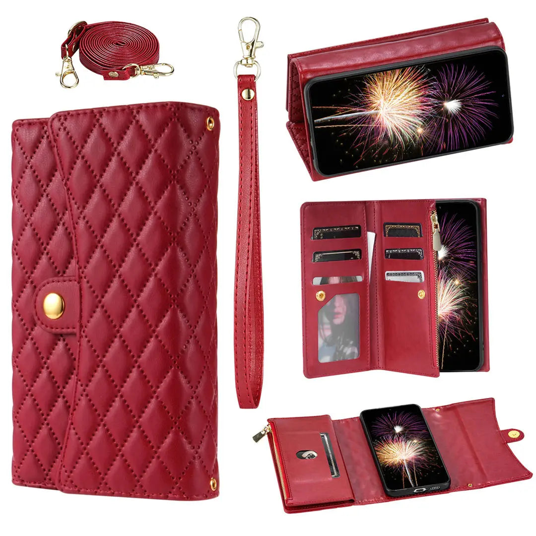 red wallet phone case for pixel