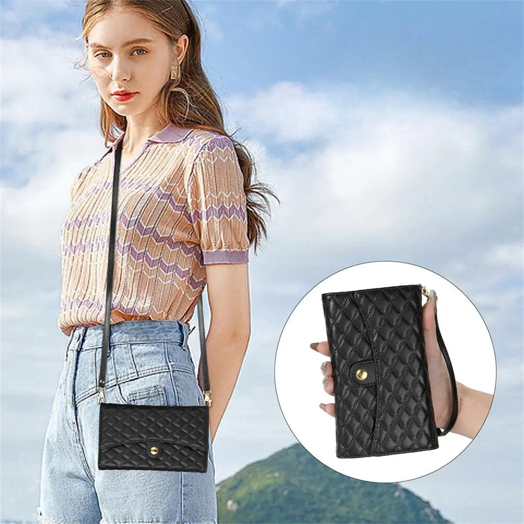 crossbody pixel wallet phone case