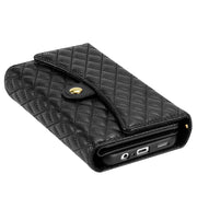 luxury quilted wallet phone case for Google Pixel