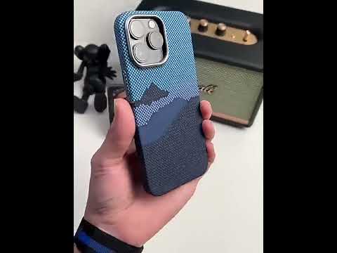 carbon fiber print iPhone case magsafe