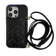 crossbody iPhone case with card holder