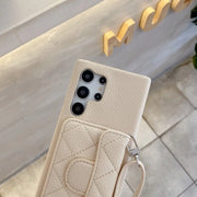 Durable leather phone case