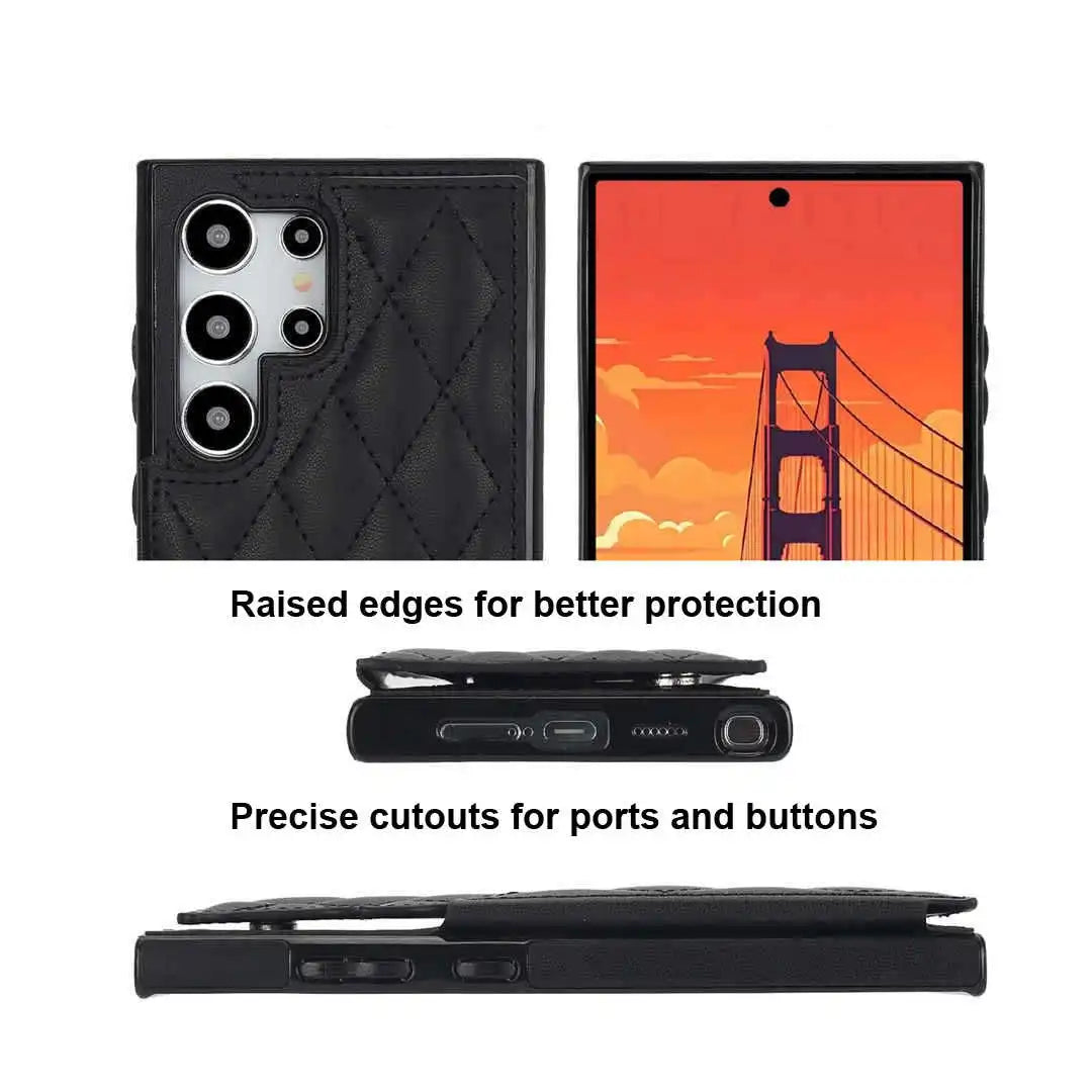 samsung phone case with card holder
