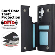 RFID blocking samsung wallet case