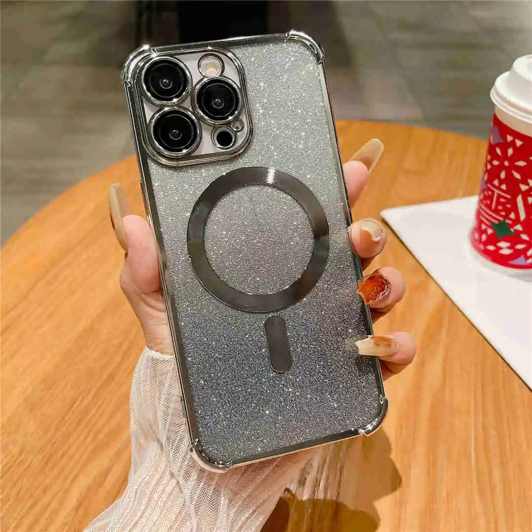 iphone 15 pro max glitter case