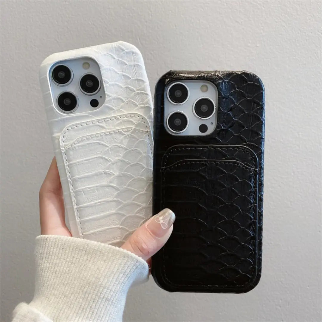 snake hide phone cases