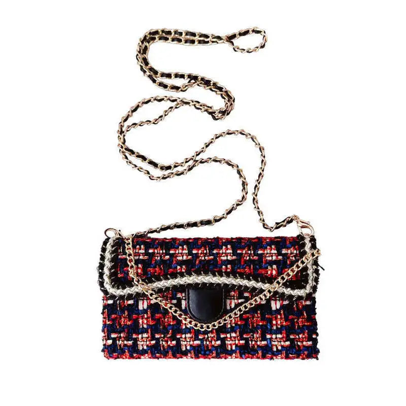 crossbody tweed wallet phone case